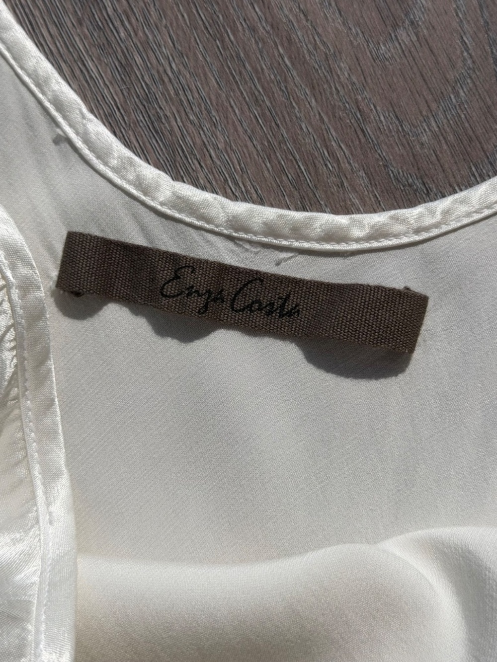 ENZA COSTA Satin Tank Dress in Cloud 1 S - Picture 10 of 15
